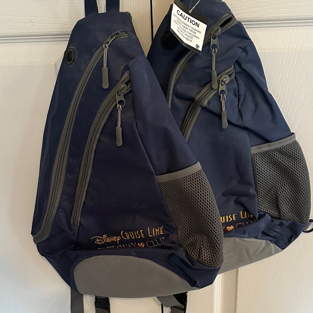 Disney Cruise Navy Sling Bag. There are two available. Price is for one.